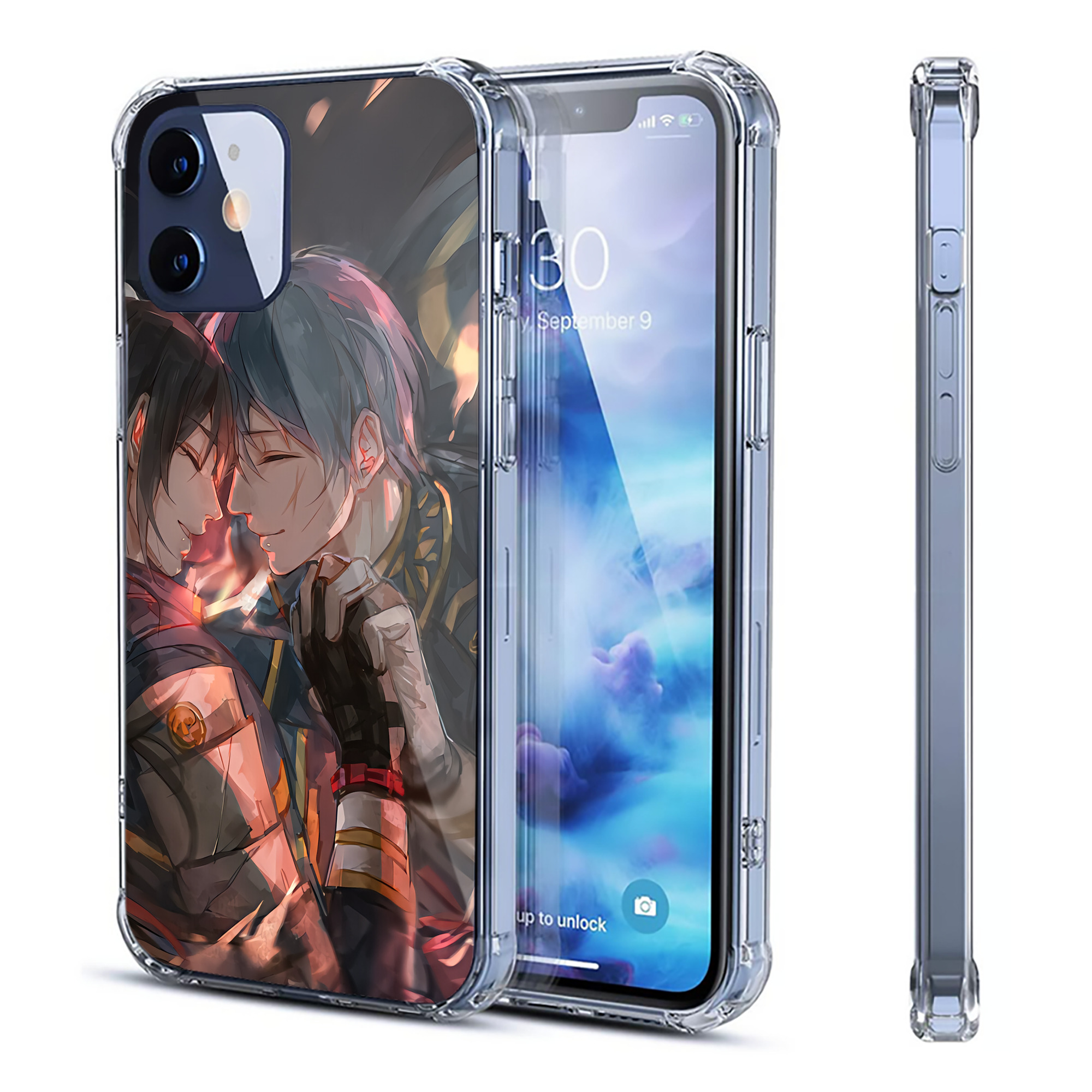 （画像用） 刀剣乱舞 Touken Ranbu 【iPhone 12シリーズ対応】透明スマホケース（クリアソフトケース）